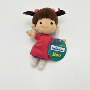 NEW Rare Vintage 2001 Pixar Disney Monsters Inc 5.5” Boo Plush Doll Spin Master